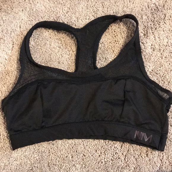 Nicole Miller Other - Mesh Black Sports Bra
